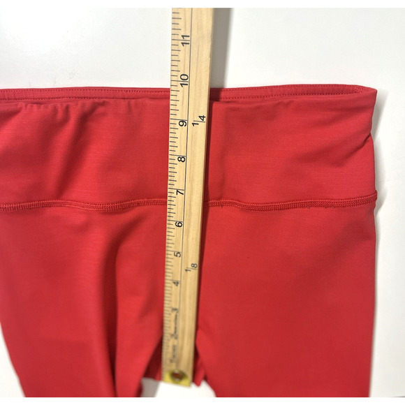 Outdoor Voices Core TechSweat 7/8 Leggings Size XS Mid Rise Hidden Pocket Red - Picture 4 of 7